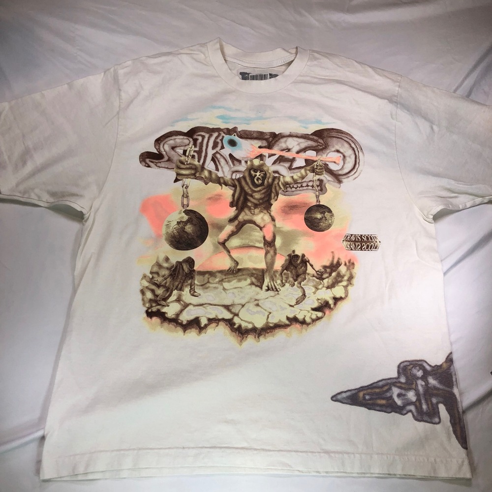 Travis Scott Circus Maximus Tour T-Shirt White Australia New‎ Zealand 2XL